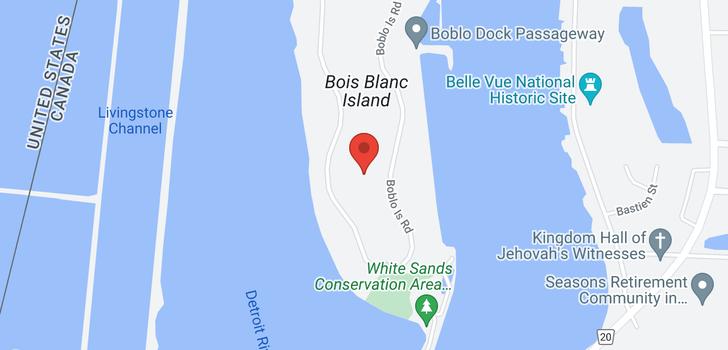 map of 34 BOBLO ISLAND BOULEVARD Unit# 402